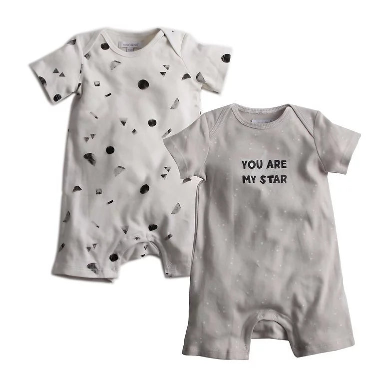 Mother's Choice 2 Pack Short Rompers (IT11024/You Are My Star)