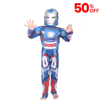 Superhero Padded War Machine Costume for Kids