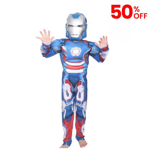 Superhero Padded War Machine Costume for Kids