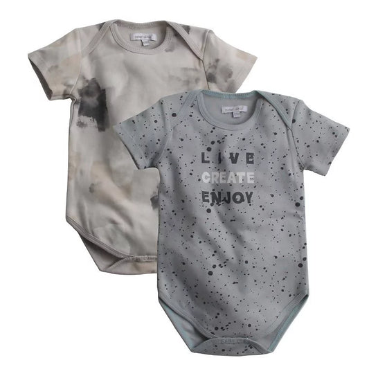 Mother's Choice 2 Pack Short Sleeves Onesie (IT11038/Live Create Enjoy)