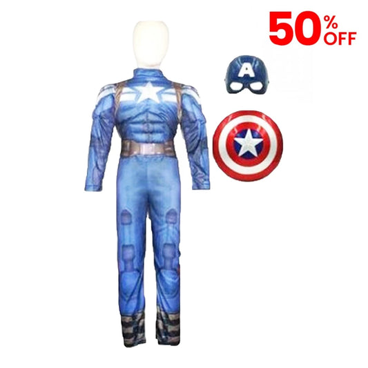 Captain America Winter Soldier Deluxe Stealth Child SuperHero Costume