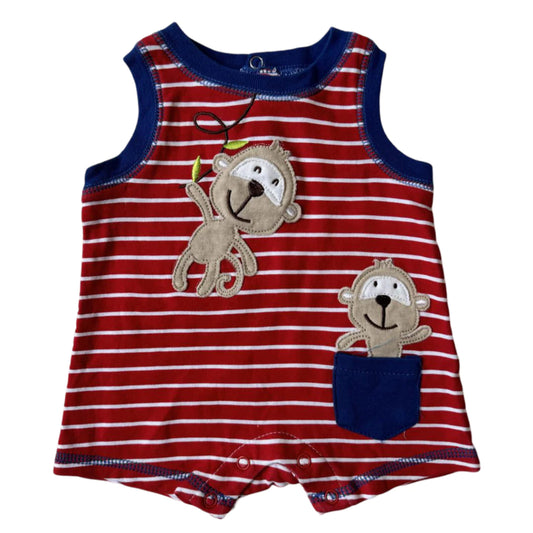 Mother's Choice 1 Piece Sleeveless Romper (Monkey/IT1087)