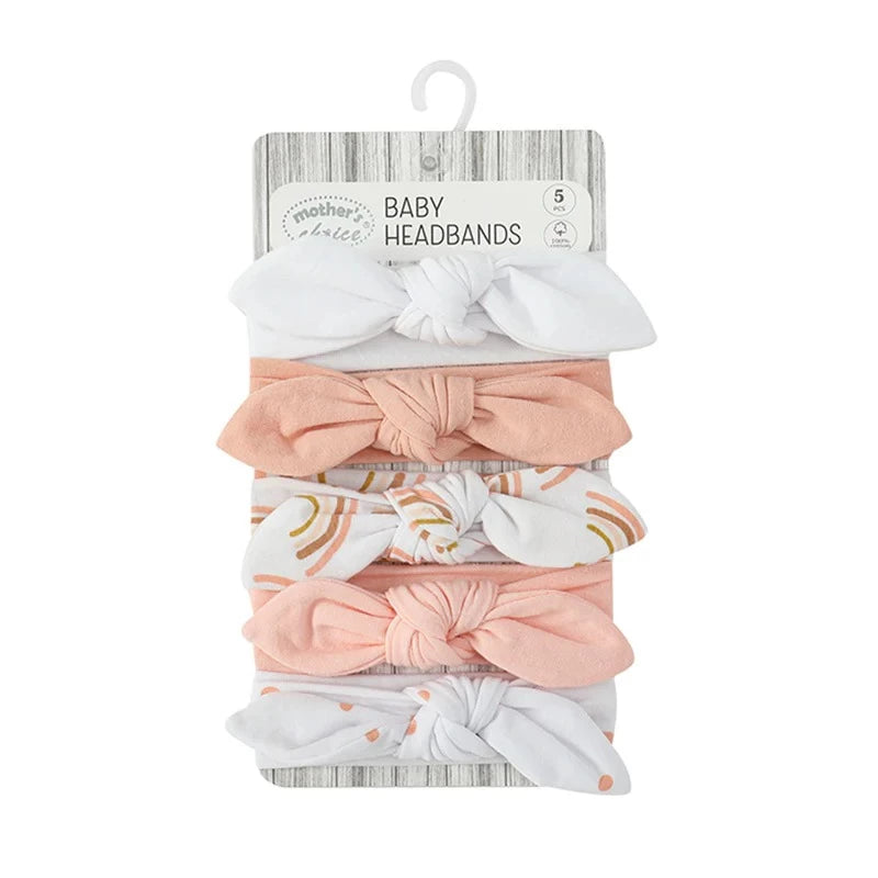 Mother's Choice 5 Piece Baby Headband Set (IT4742)