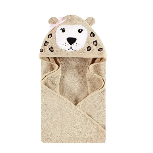 Hudson Baby 1 Piece Animal Hooded Towel (55011CH-1/Leopard)