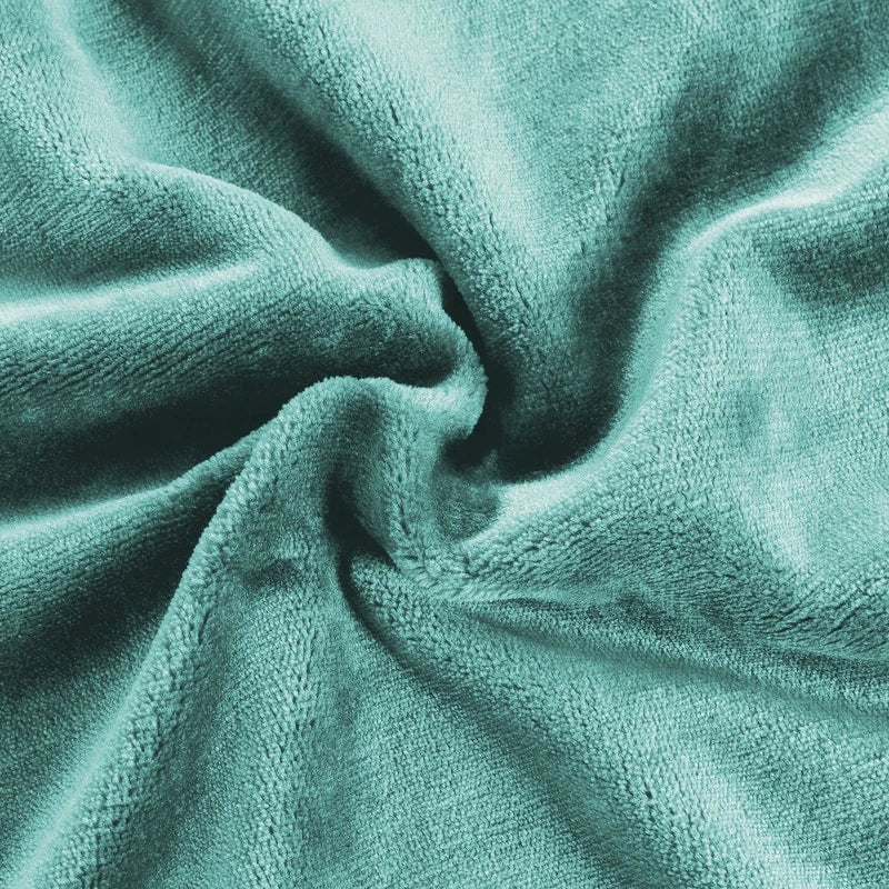 Smart Home Fleece Blanket Home de Luxe 5 Star Hotel Quality Luxurious Deluxe Microfiber (GREEN)