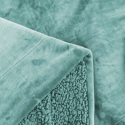 Smart Home Fleece Blanket Home de Luxe 5 Star Hotel Quality Luxurious Deluxe Microfiber (GREEN)