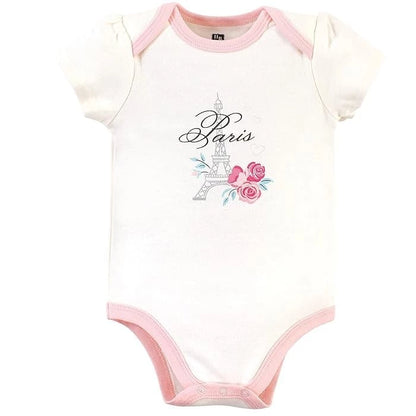 Hudson Baby 3 Pack Onesies Bodysuit (52935/Paris)