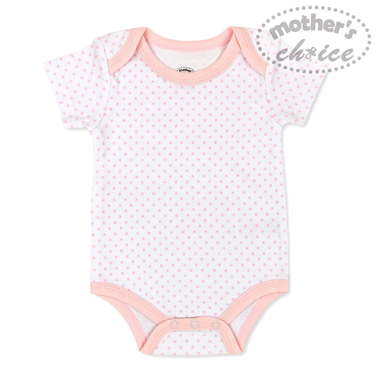 Mother's Choice 5 Piece Bodysuits, Hat and Mittens Set (IT3152)