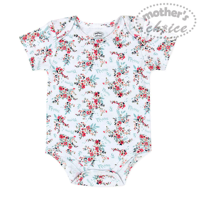 Mother's Choice 5 Piece Bodysuits, Hat and Mittens Set (IT3152)
