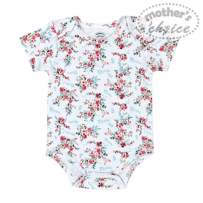 Mother's Choice 5 Piece Bodysuits, Hat and Mittens Set (IT3152)