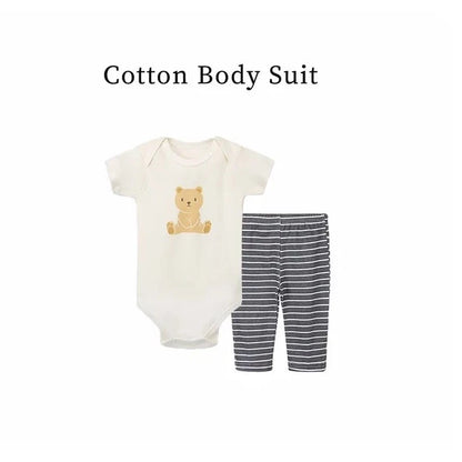Hudson Baby 4 Piece Layette Set (Teddy Bear/23513)
