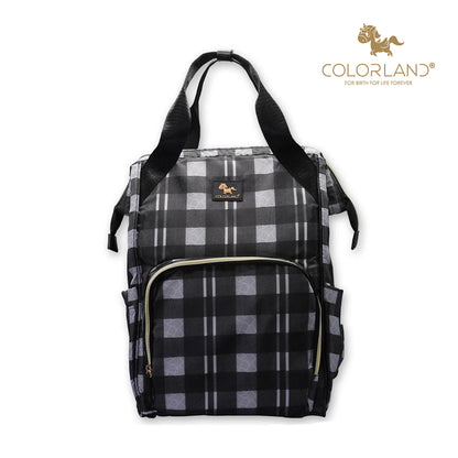 Colorland Bolide Baby Changing Backpack (BP156-C/Checkered)