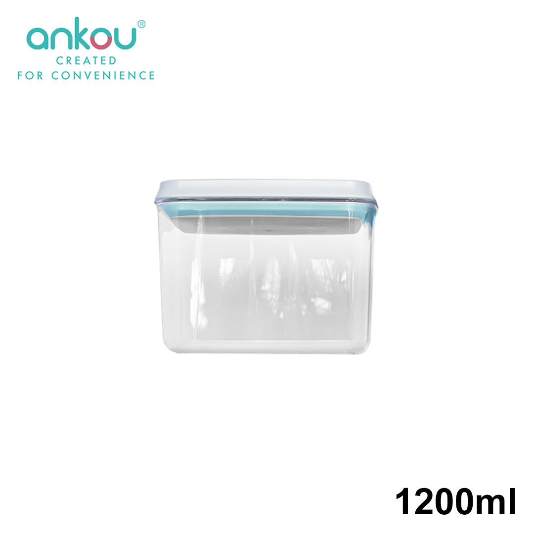 Ankou Airtight 4 Piece Multipurpose Airtight Food Storage Container Set (1200ml,2000ml,2700ml,3300ml)