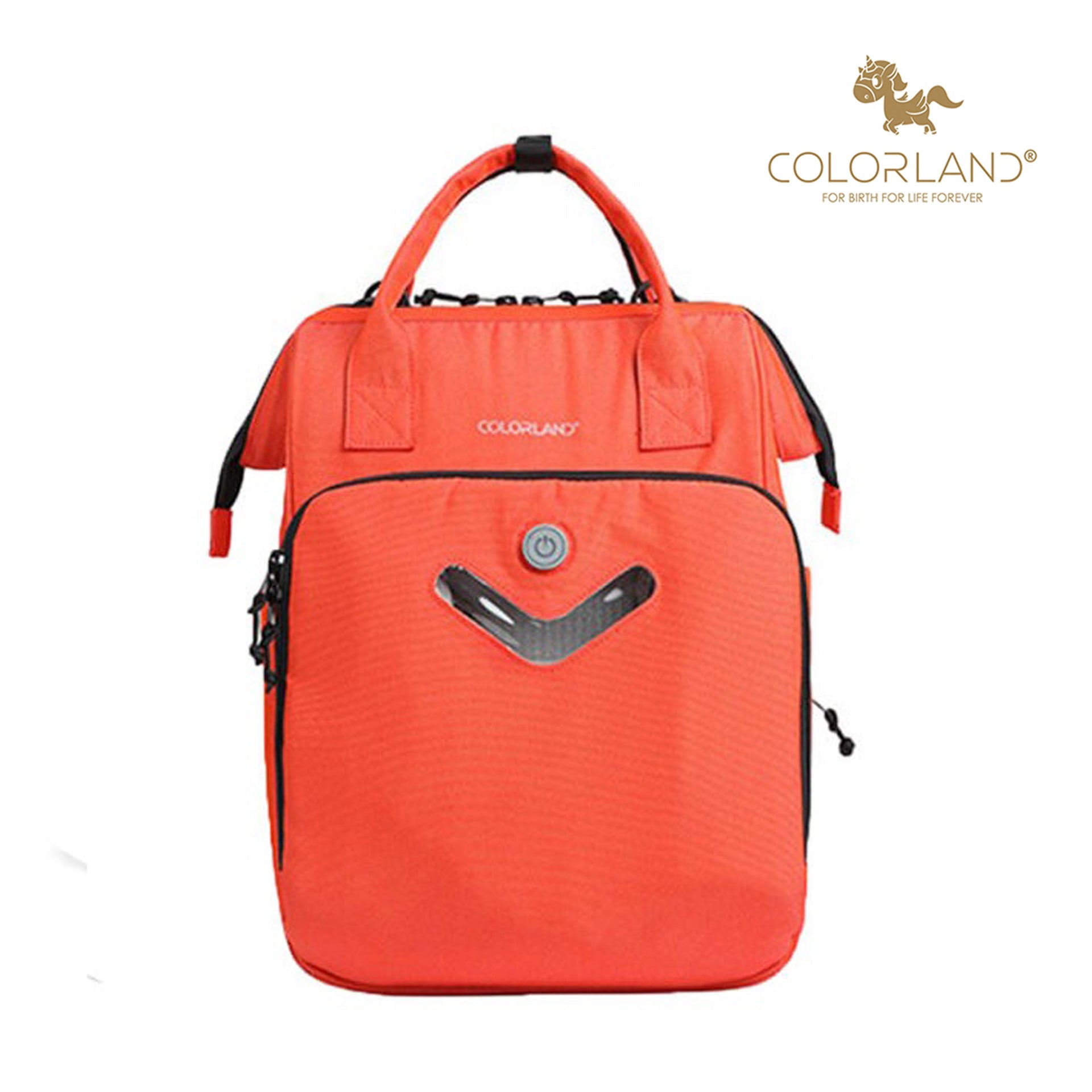 Colorland Backpack with Sterilizing Function using Ozone and Air Purification Technology (BP150-C/Orange)