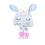 Load image into Gallery viewer, Mother&#39;s Choice 2 Pack Infant Hat &amp; Socks (Rabbit/IT4154)
