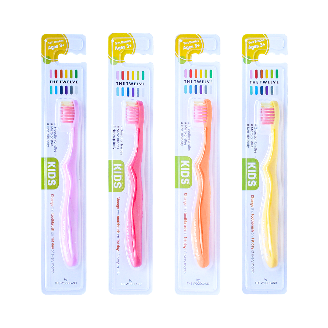 The Twelve Kids Toothbrush in Vivid Color 1 piece (Ages 3+)