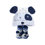Load image into Gallery viewer, Mother&#39;s Choice 2 Pack Infant Hat &amp; Socks (Puppy/IT4157)
