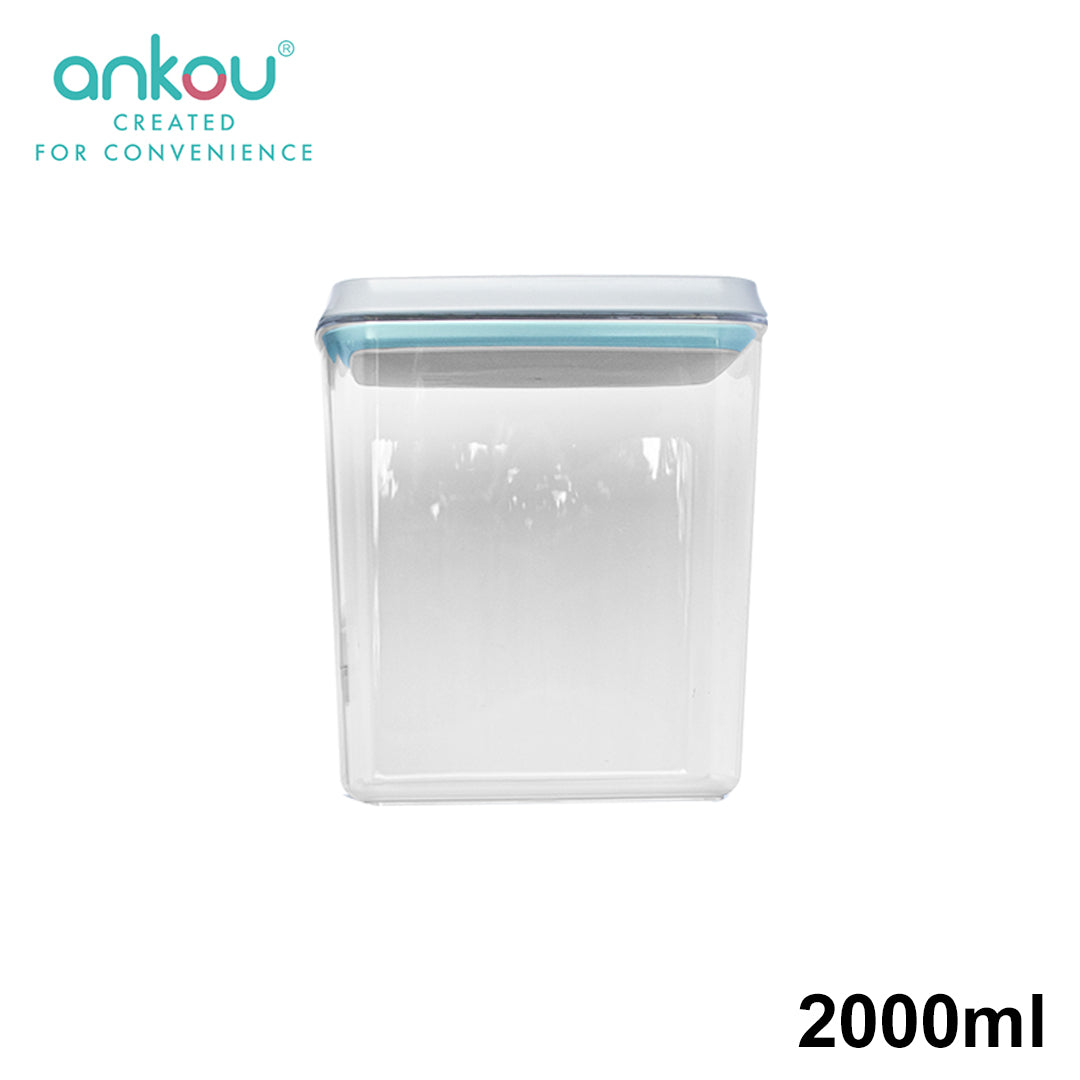 Ankou Airtight 4 Piece Multipurpose Airtight Food Storage Container Set (1200ml,2000ml,2700ml,3300ml)