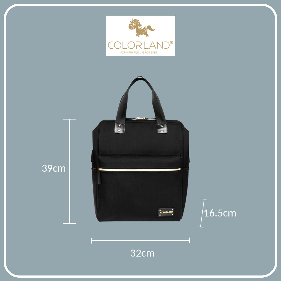 Colorland Mommy Diaper Backpack (BP124-A/Black)