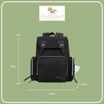 Load image into Gallery viewer, Colorland Mommy Diaper Backpack (BP235-A/Black)
