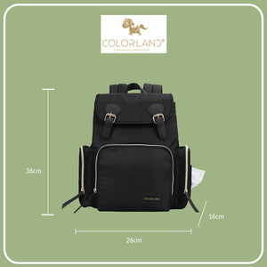 Colorland Mommy Diaper Backpack (BP235-A/Black)