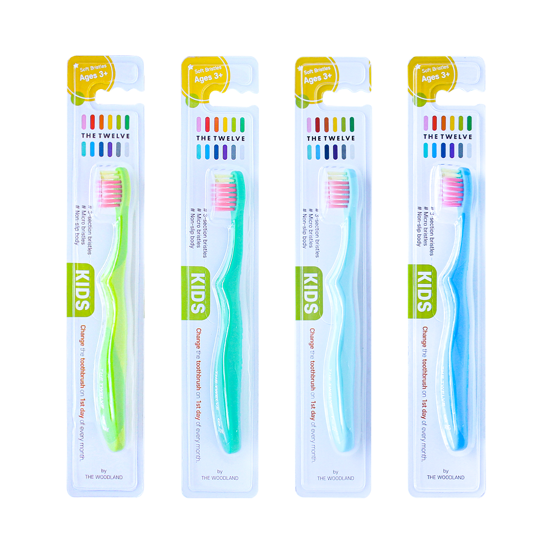 The Twelve Kids Toothbrush in Vivid Color 1 piece (Ages 3+)