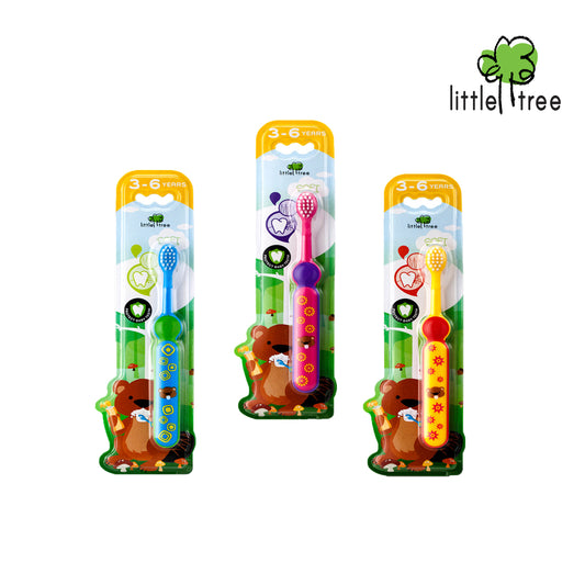 Little Tree Toothbrush 3-6 Years Old