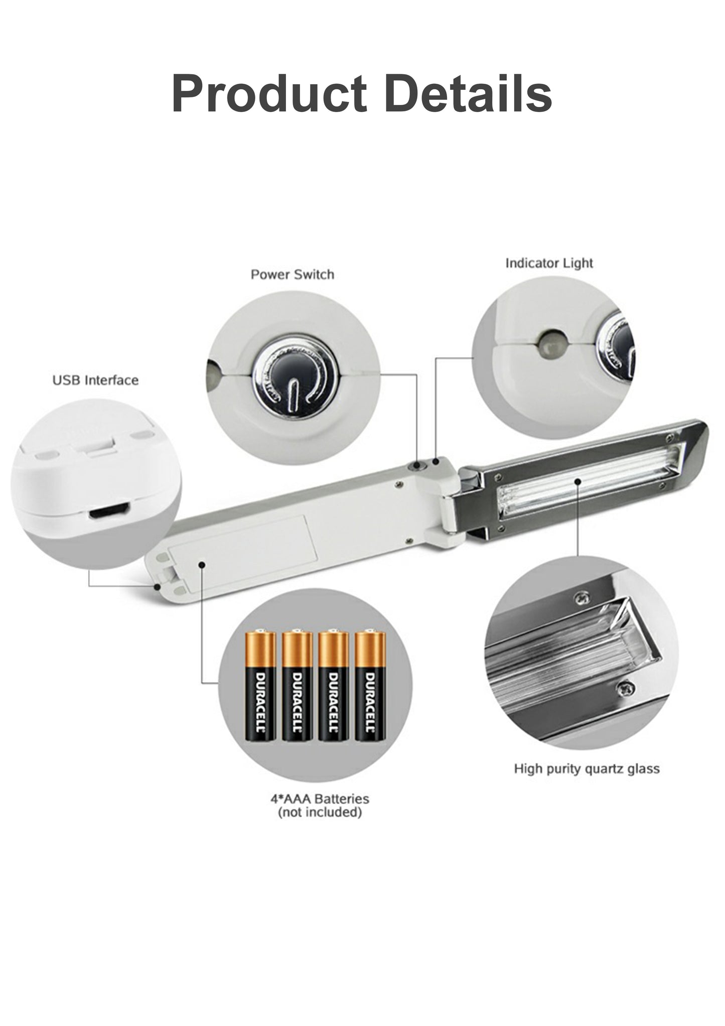 Health Guard Portable Folding UV Sterilizer (UV-500)