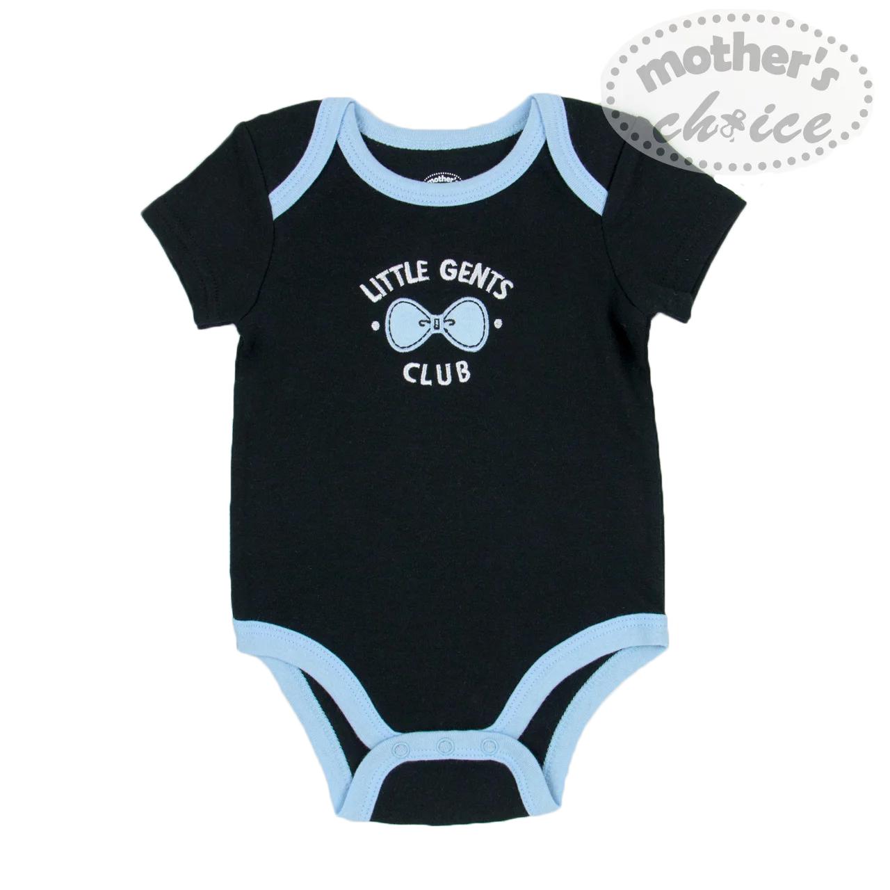 Mother's Choice 3 Pack Short Sleeves Onesie (Little Gents Club/ IT2015)