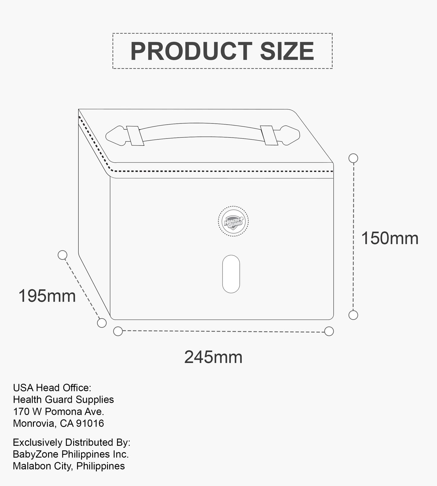 Health Guard UVC LED Sterilization Bag (HSU-015)