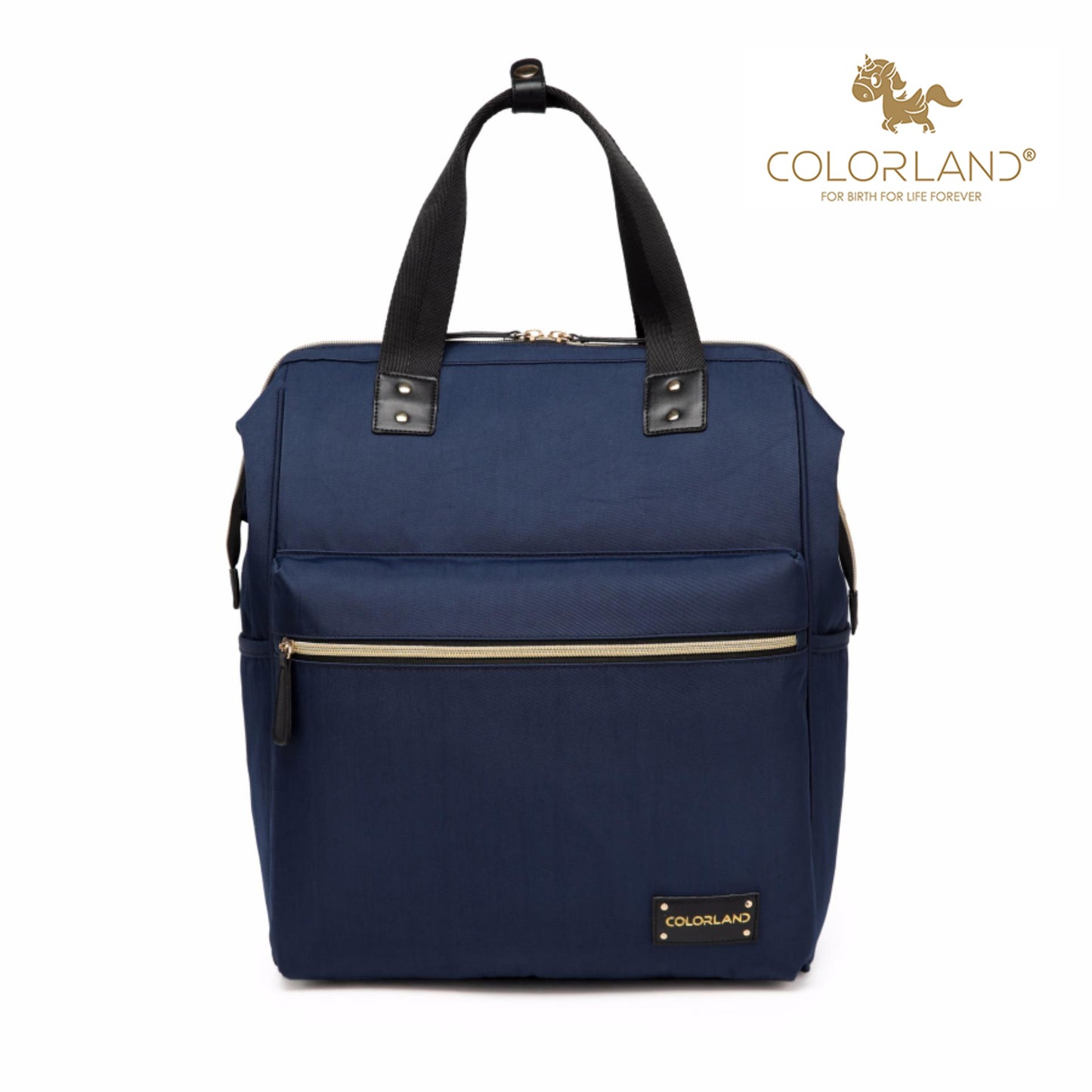Colorland Zara Baby Changing Backpack (BP124-F/Navy Blue)
