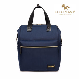 Colorland Mommy Diaper Backpack (BP124-F/Navy Blue)