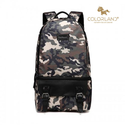 Colorland Ivan Lunch Diaper Backpack with Cooler 50% Off (BP126-B/ Camouflage)