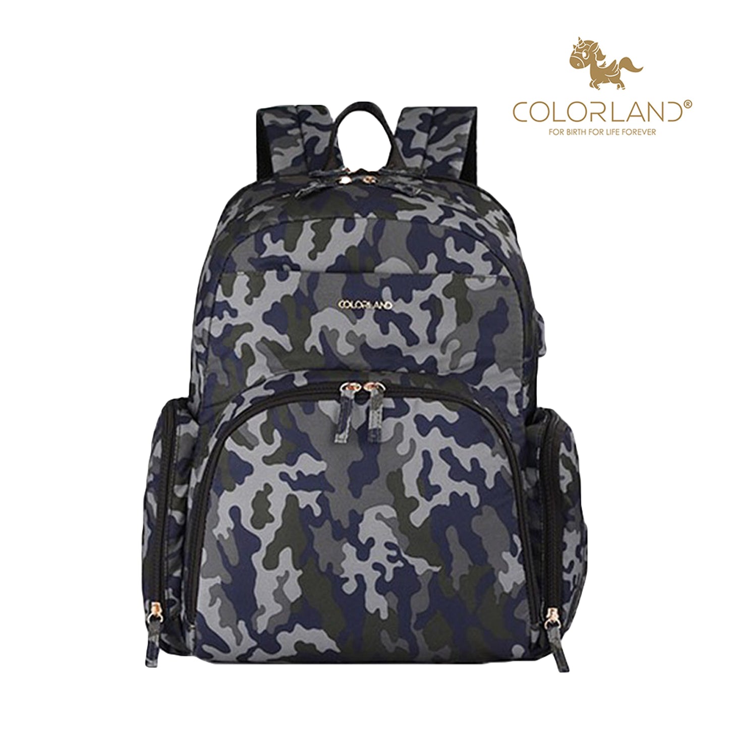 Colorland Kate Baby Changing Backpack (BP155-D/Camo)