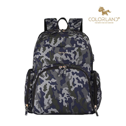 Colorland Kate Baby Changing Backpack (BP155-D/Camo)