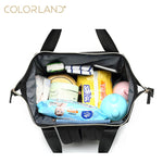 Load image into Gallery viewer, Colorland Mommy Diaper Backpack (BP156-A/Black)
