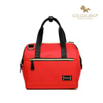 Load image into Gallery viewer, Colorland Mommy Diaper Tote Cooler / Lunch Bag (CO002-G/Red)
