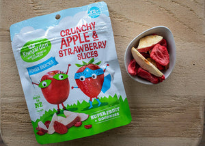 Kiwigarden Crunchy Apple & Strawberry Slices 14g