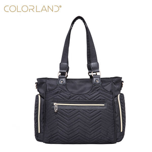 Colorland Mommy Diaper Tote Bag (TT313-A/Black)