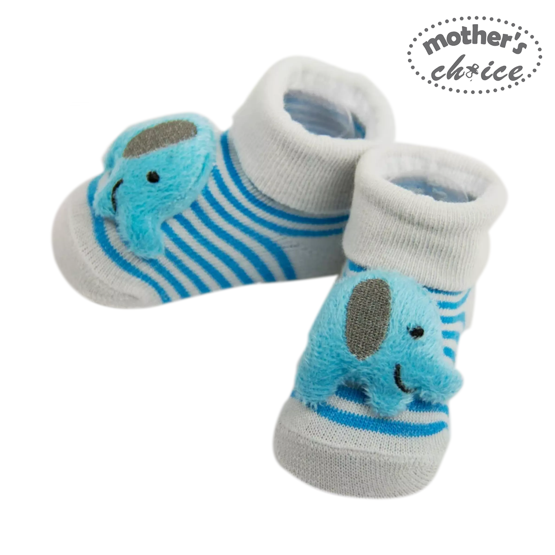 Mother's Choice Baby Socks with Rattle (Elephant/IT1142)