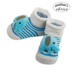 Load image into Gallery viewer, Mother&#39;s Choice Baby Socks with Rattle (Elephant/IT1142)
