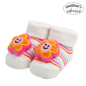 Mother's Choice Baby Socks with Rattle (SunFlower/IT1144)