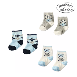 Mother's Choice 3 Pack Infant Cute Baby Socks (IT11720)