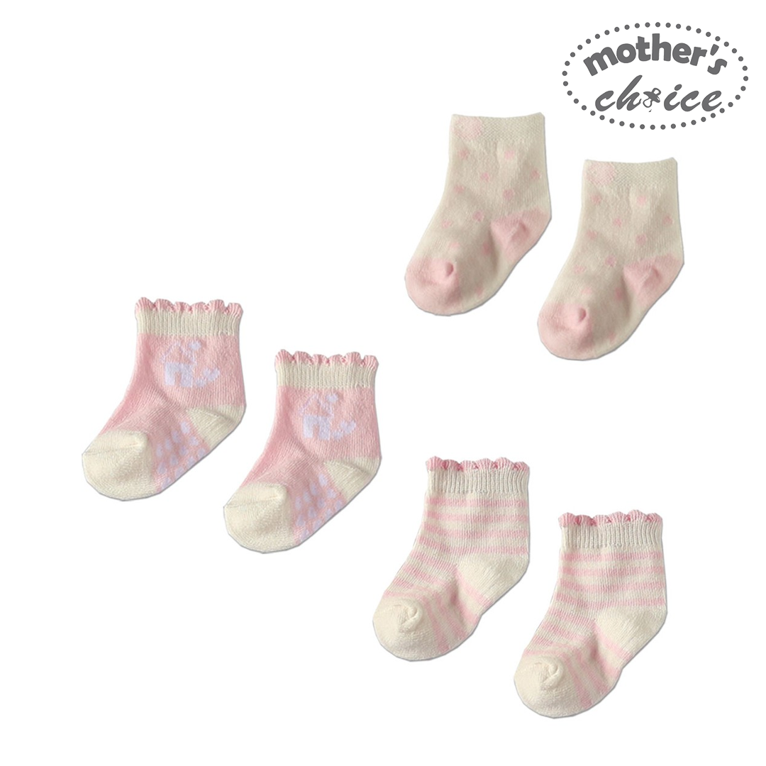 Mother's Choice 3 Pack Infant Cute Baby Socks (IT11723)