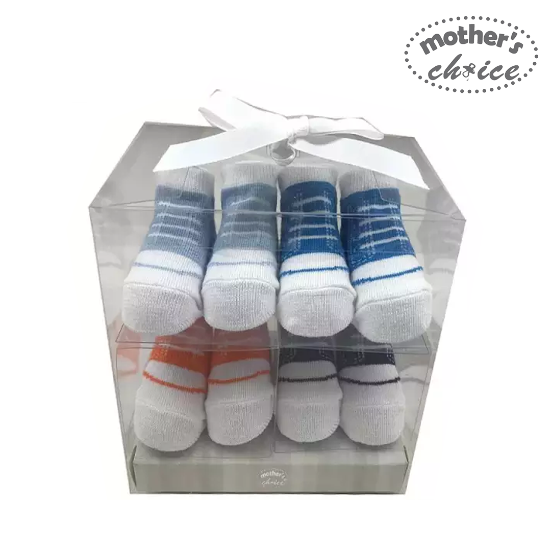 Mother's Choice 4 Pack Baby Socks (IT11844)