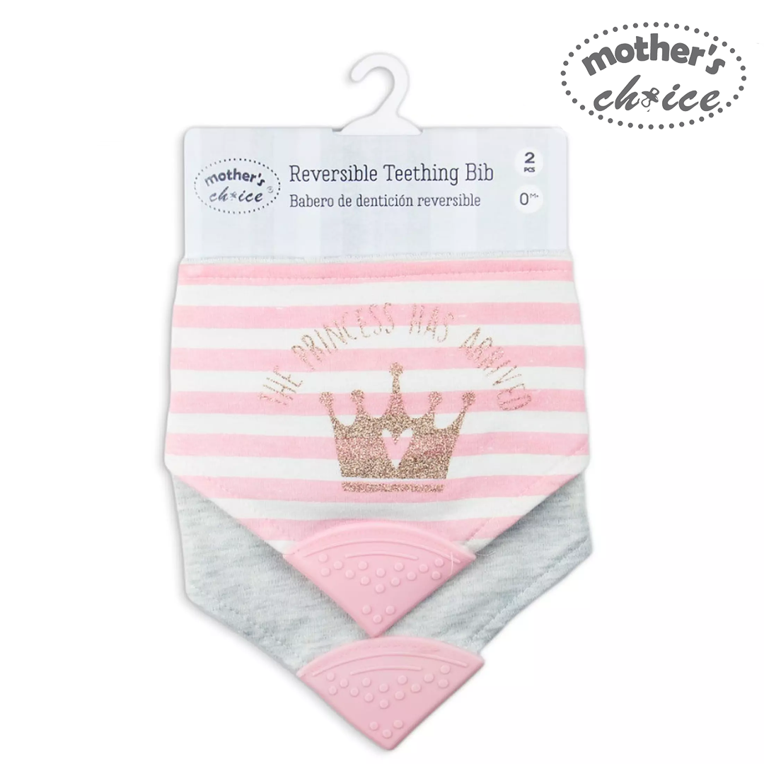 Mother's Choice 2 Pack Reversible Teething Bib (IT1233)