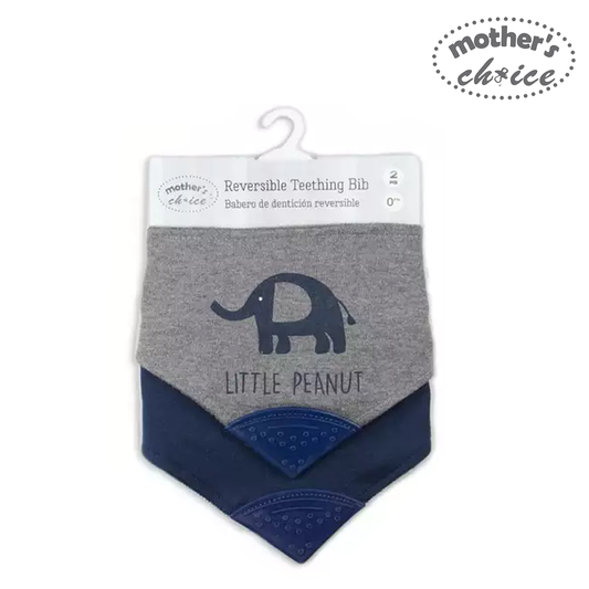 Mother's Choice 2 Pack Reversible Teething Bib (IT1234)