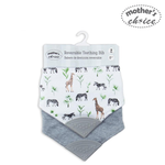 Load image into Gallery viewer, Mother&#39;s Choice 2 Pack Reversible Teething Bib (IT1239)
