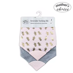 Load image into Gallery viewer, Mother&#39;s Choice 2 Pack Bandana Teether Bib (IT1240)
