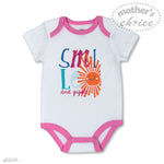 Load image into Gallery viewer, Mother&#39;s Choice 5 Pack Short Sleeve Onesie (Smile and Giggle/IT2156)
